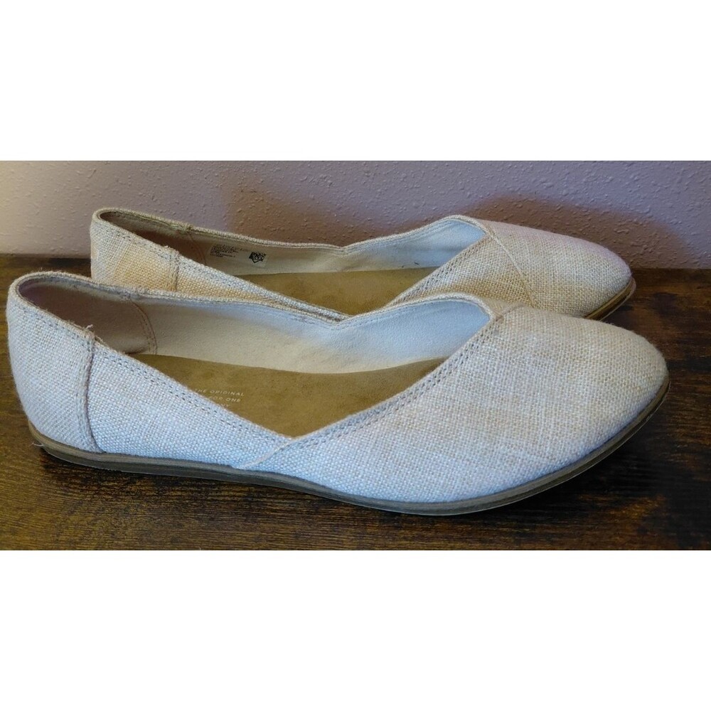 Toms Jutti Neat Loafer Women's Flat Slip On Shoe Size 9.5 Pink - Picture 2 of 7